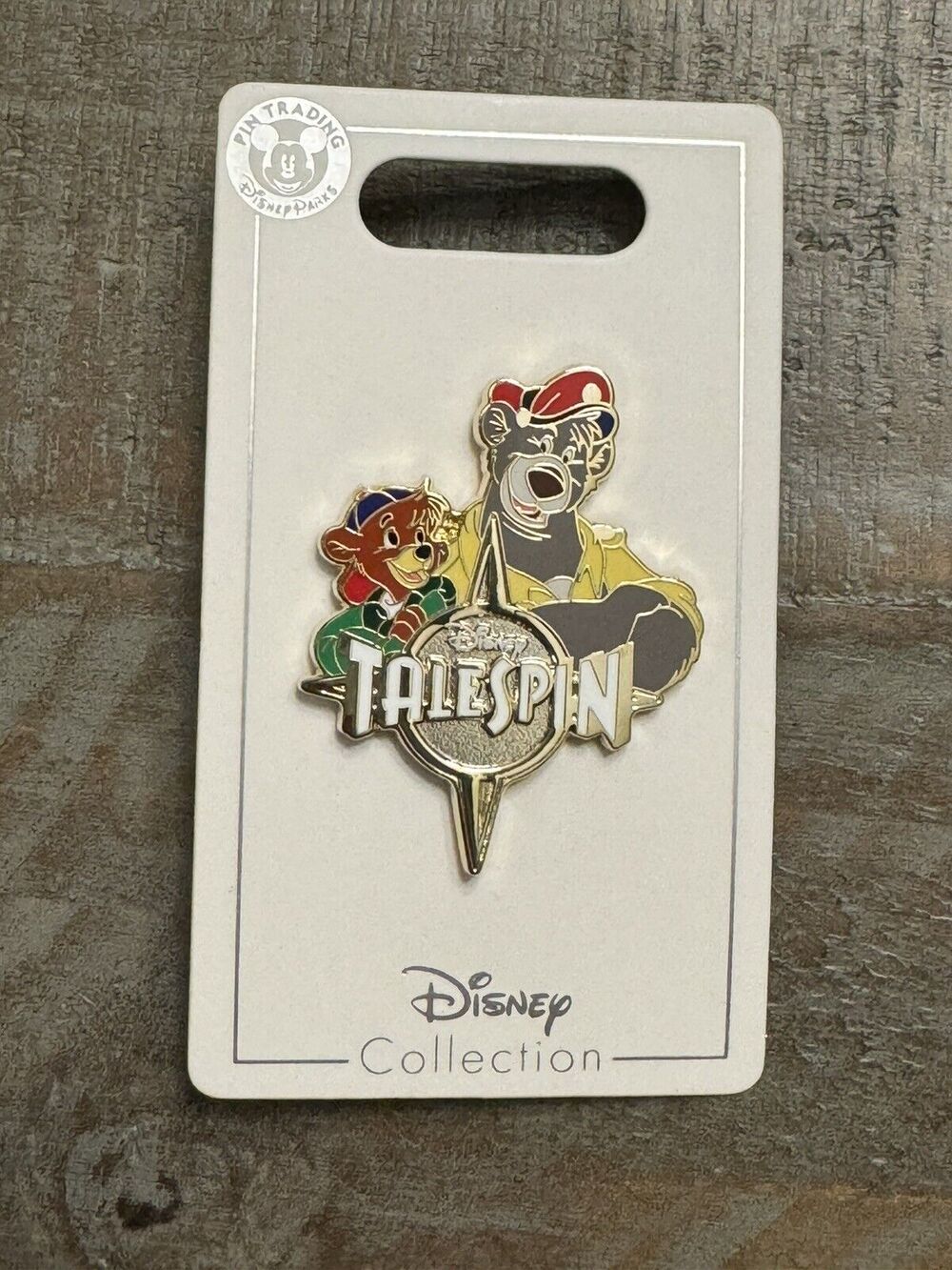 Talespin Kit Cloudkicker and Baloo Disney Pin